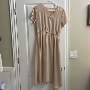 Final touch cream dress